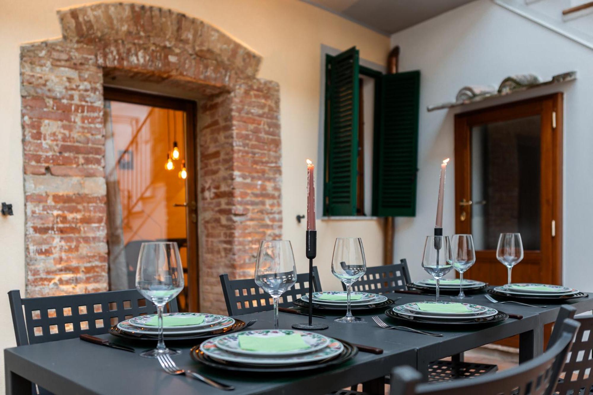 La Casa Dello Sdrucciolo Daire Montepulciano Stazione Dış mekan fotoğraf