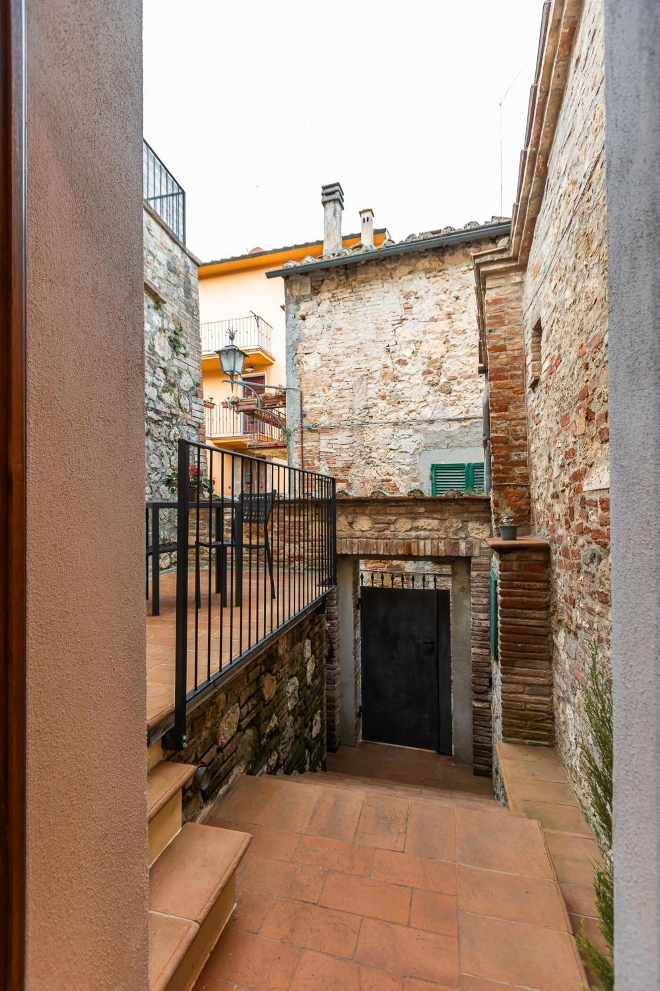 La Casa Dello Sdrucciolo Daire Montepulciano Stazione Dış mekan fotoğraf